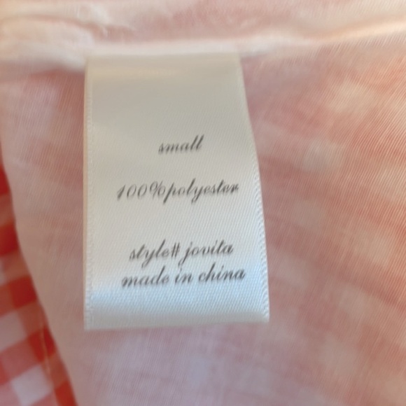 🆕 Altar’d State Gingham Dress with Daisies Embroidered all Over. Smock Back NWT - Picture 6 of 9